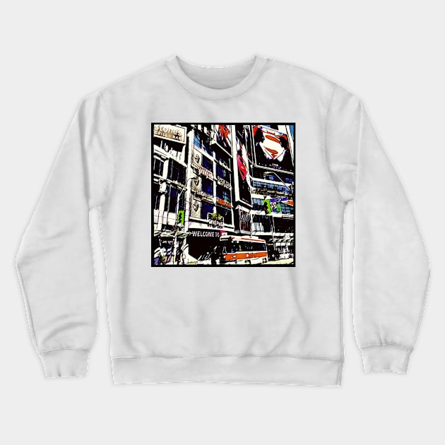 Toronto’s Iconic Superhero’s Yonge Street Crewneck Sweatshirt by Shoryotombo